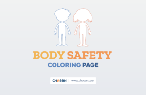 body safety coloring page chosen care